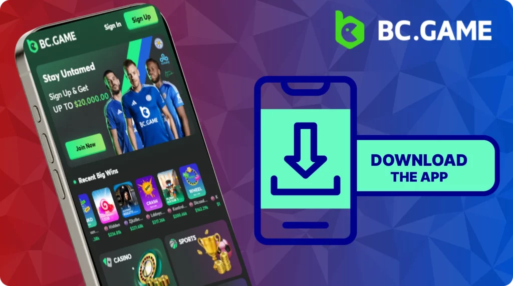 Steps to download BC Game app on iOS device